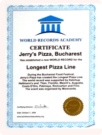 Certificat World Records Academy